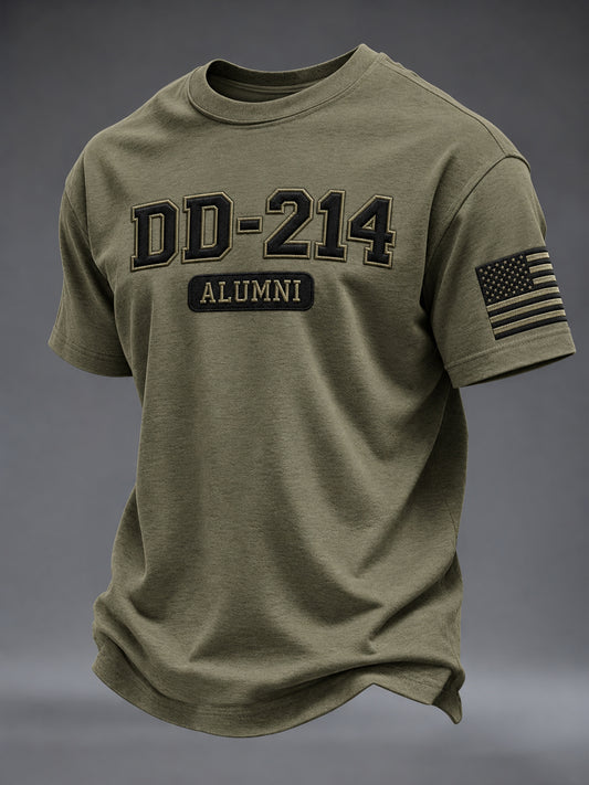 Men's Veteran Pride DD-214 Printed T-shirt