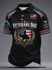 Men's U.S. Veterans Day Printed polo shirt