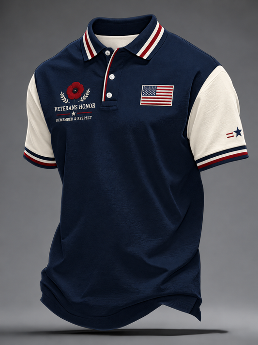 Men's U.S. Veterans Day Printed polo shirt