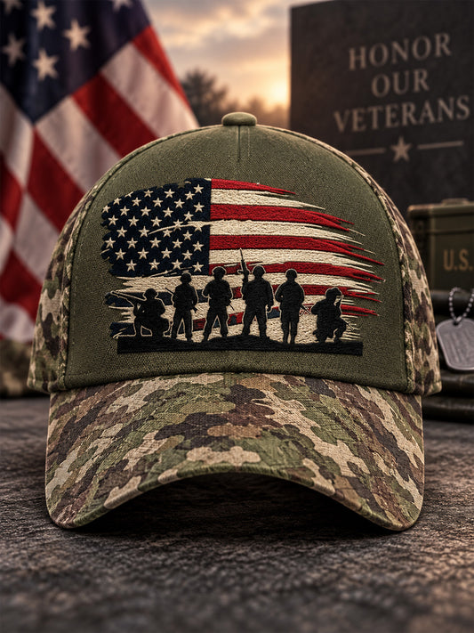 Unisex U.S. Veterans Day Print Hat