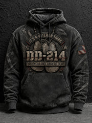 Men's Veterans Day Printed Hoodie