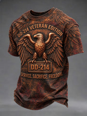 Men's Veterans Day Printed T-shirt