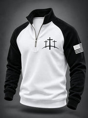 Men's Christian Art Cross Sweatshirt