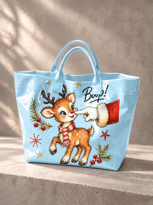 Women's Christmas Reindeer Handbag